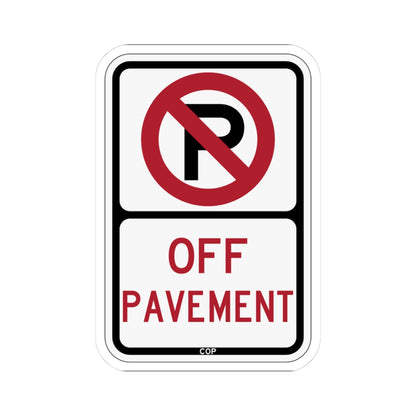 PBOT Road sign P1810 (Oregon) (Road Sign) STICKER Vinyl Kiss-Cut Decal