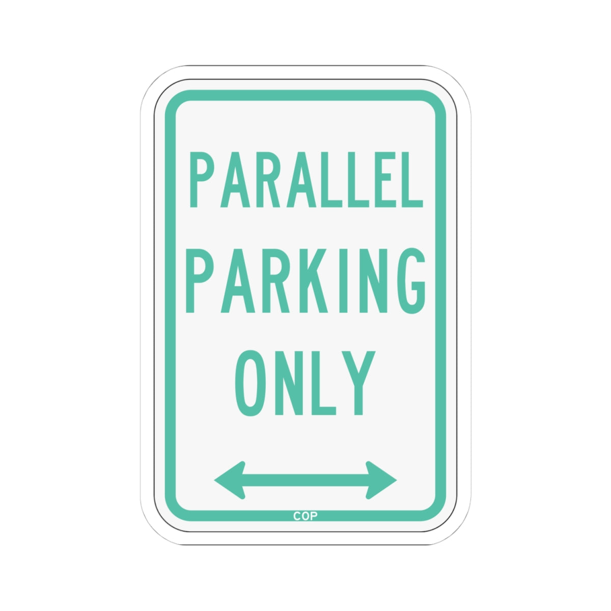 PBOT Road sign P4600D (Oregon) (Road Sign) STICKER Vinyl Kiss-Cut Decal