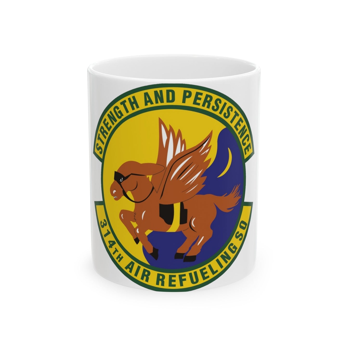 314th Air Refueling Squadron (U.S. Air Force) White Coffee Mug-11oz-The Sticker Space