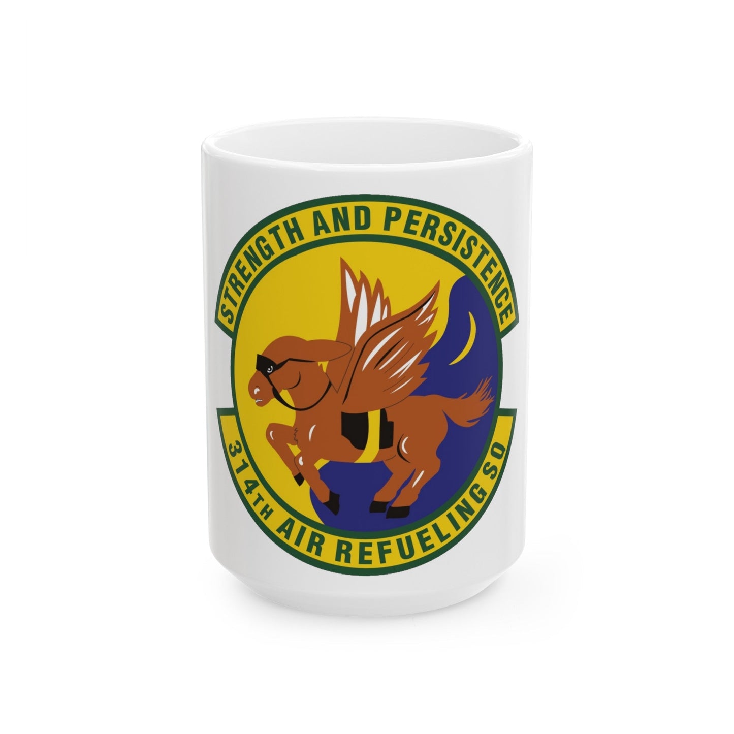 314th Air Refueling Squadron (U.S. Air Force) White Coffee Mug-15oz-The Sticker Space