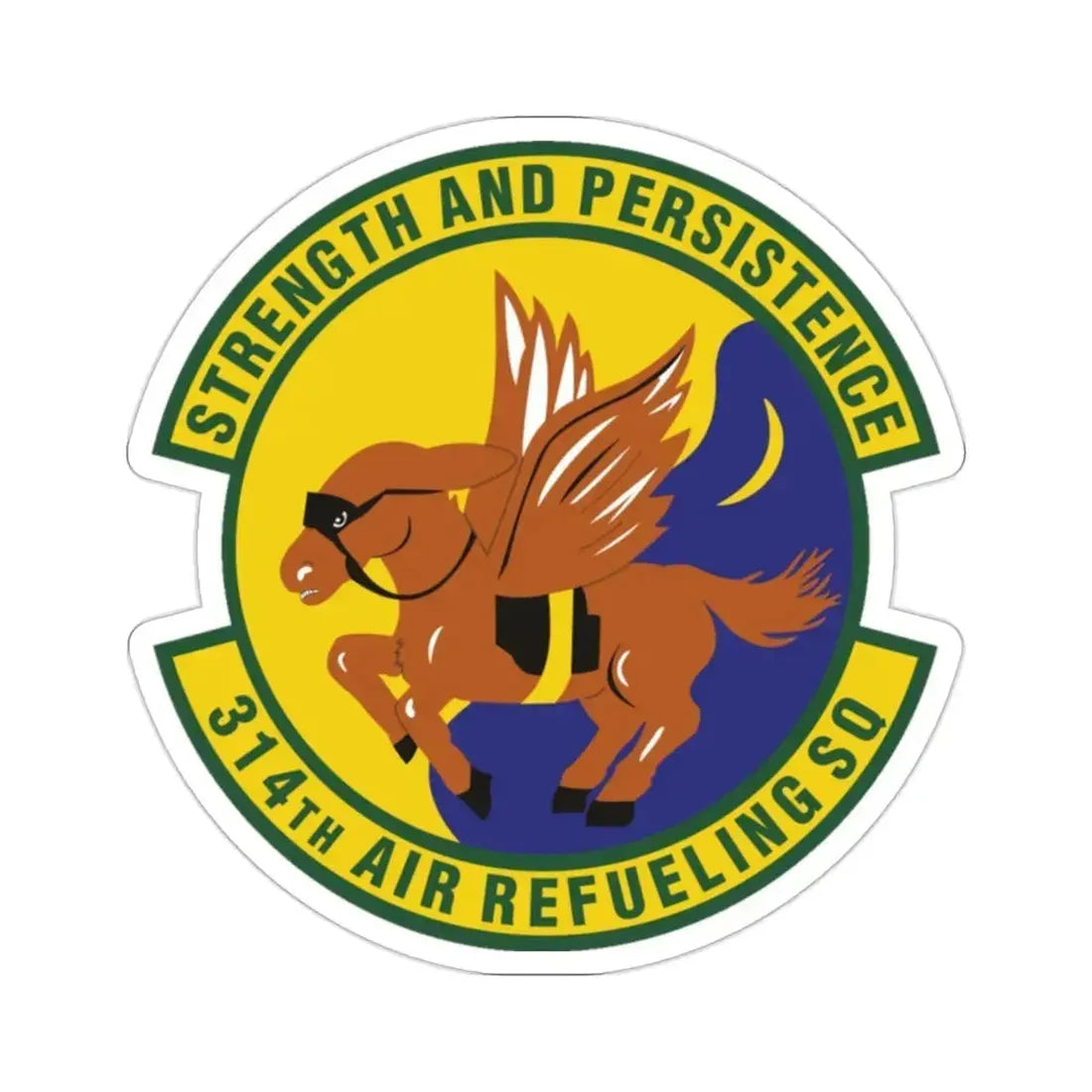 314th Air Refueling Squadron (U.S. Air Force) STICKER Vinyl Die-Cut Decal 2 Inch - The Sticker Space