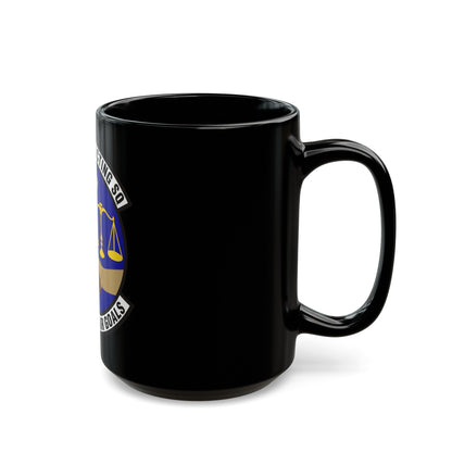 314th Contracting Squadron (U.S. Air Force) Black Coffee Mug-The Sticker Space