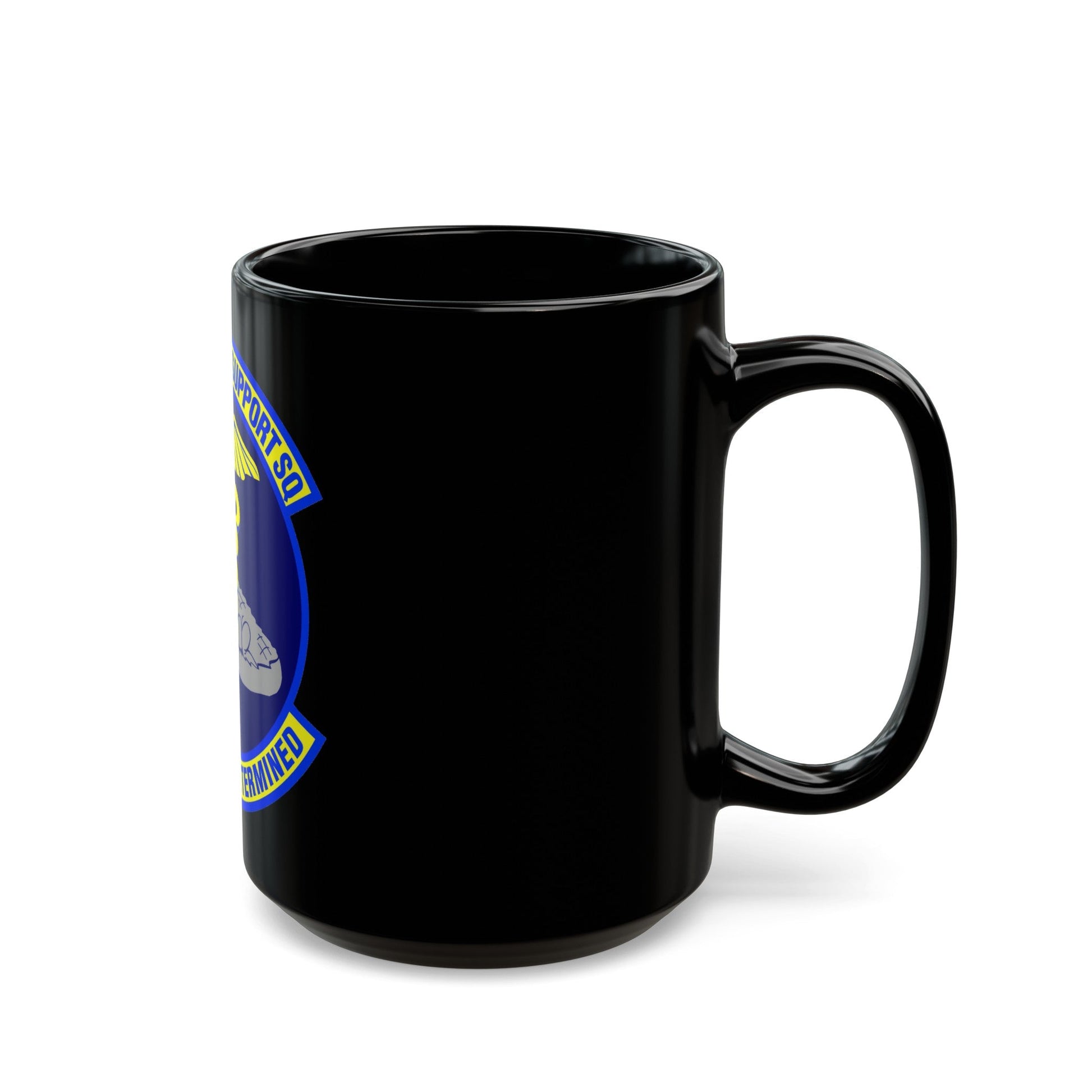 314th Medical Support Squadron (U.S. Air Force) Black Coffee Mug-The Sticker Space