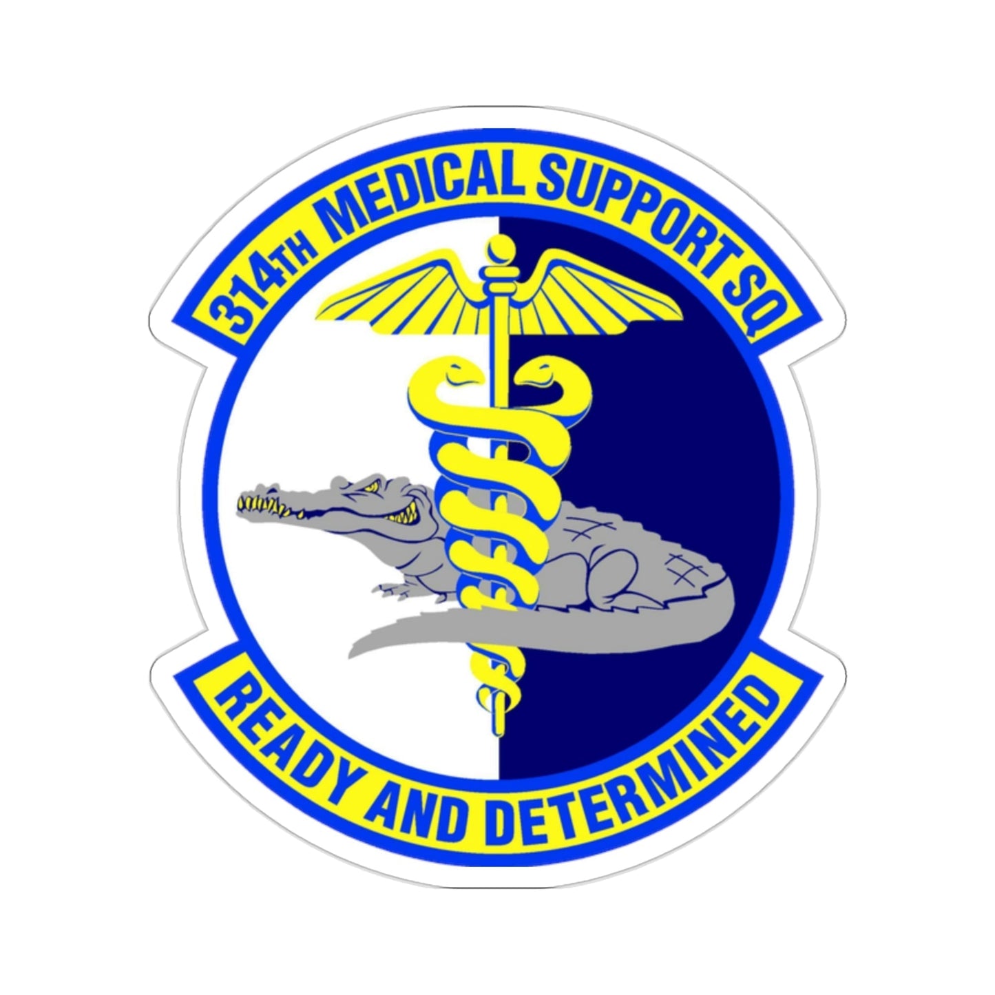 314th Medical Support Squadron (U.S. Air Force) STICKER Vinyl Die-Cut Decal-2 Inch-The Sticker Space