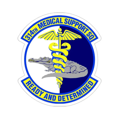 314th Medical Support Squadron (U.S. Air Force) STICKER Vinyl Die-Cut Decal - The Sticker Space