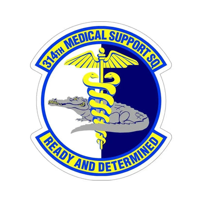 314th Medical Support Squadron (U.S. Air Force) STICKER Vinyl Die-Cut Decal - The Sticker Space