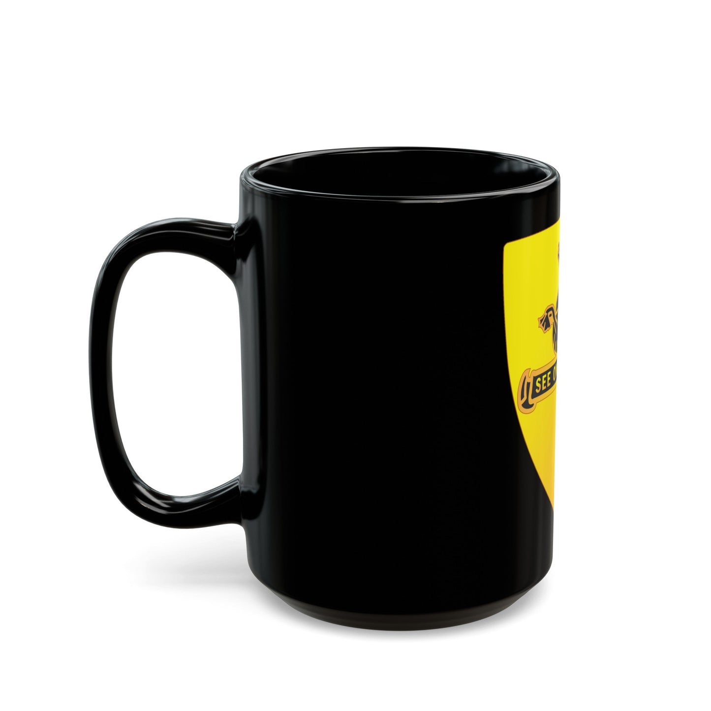 315 Cavalry Regiment (U.S. Army) Black Coffee Mug-The Sticker Space