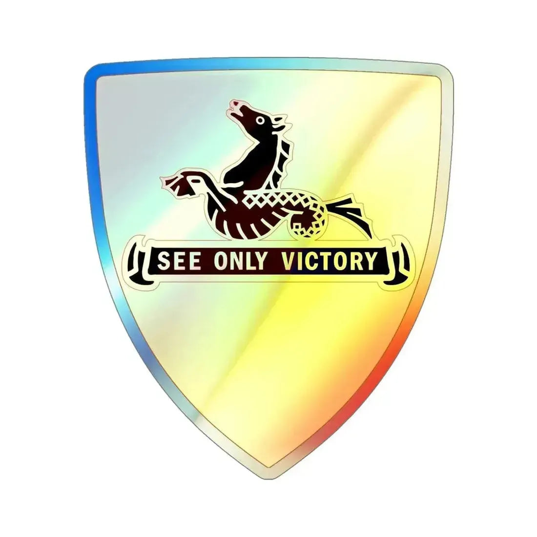 315 Cavalry Regiment (U.S. Army) Holographic STICKER Die-Cut Vinyl Decal 5 Inch Holographic - The Sticker Space