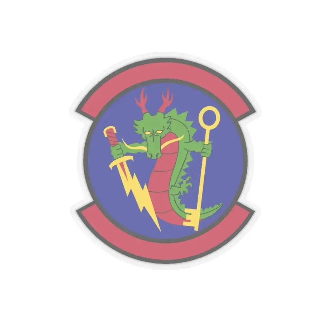 315 Cyberspace Operations Squadron ACC (U.S. Air Force) STICKER Vinyl Kiss-Cut Decal 4 Inch Transparent - The Sticker Space