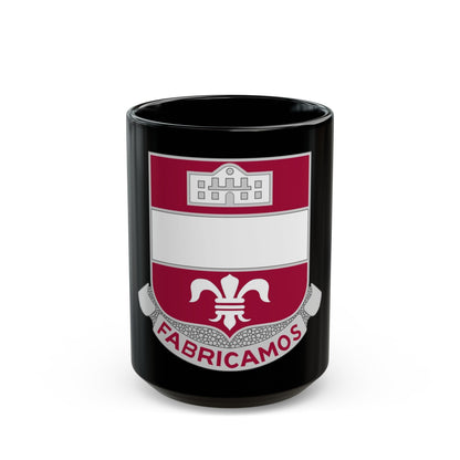 315 Engineer Battalion (U.S. Army) Black Coffee Mug-15oz-The Sticker Space