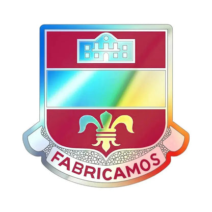 315 Engineer Battalion (U.S. Army) Holographic STICKER Die-Cut Vinyl Decal 5 Inch Holographic - The Sticker Space