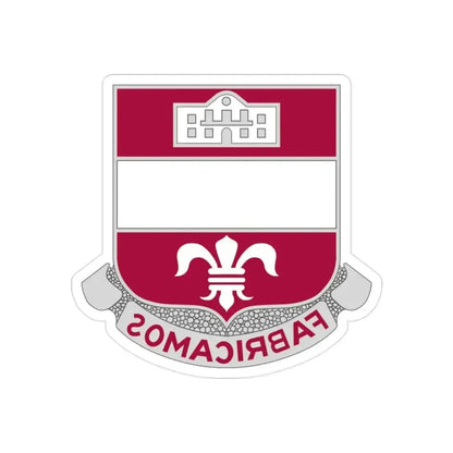 315 Engineer Battalion (U.S. Army) REVERSE PRINT Transparent Die-Cut STICKER 2 Inch Die-Cut Transparent - The Sticker Space