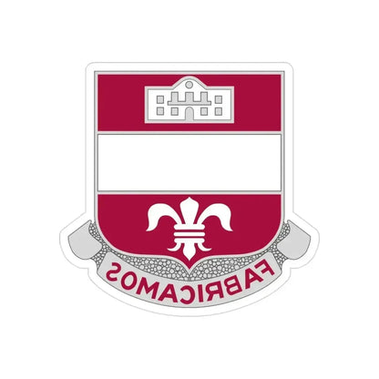 315 Engineer Battalion (U.S. Army) REVERSE PRINT Transparent Die-Cut STICKER 3 Inch Die-Cut Transparent - The Sticker Space