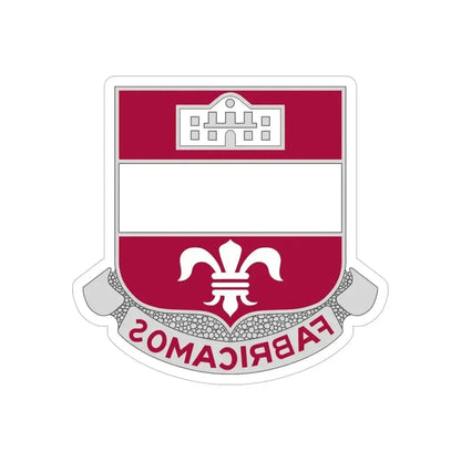 315 Engineer Battalion (U.S. Army) REVERSE PRINT Transparent Die-Cut STICKER - The Sticker Space