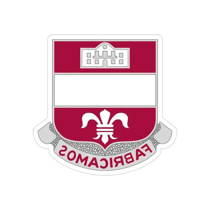 315 Engineer Battalion (U.S. Army) REVERSE PRINT Transparent Die-Cut STICKER - The Sticker Space