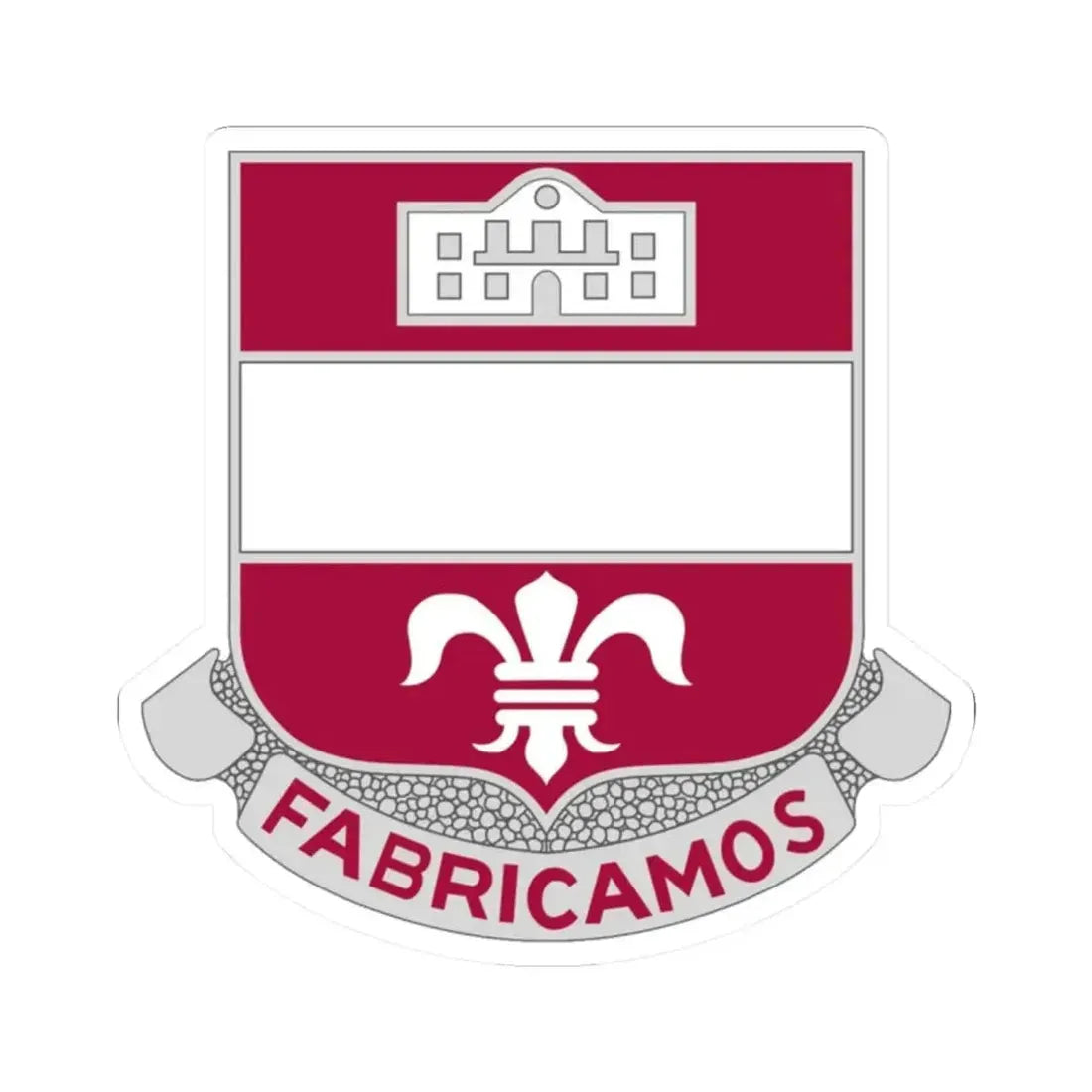 315 Engineer Battalion (U.S. Army) STICKER Vinyl Kiss-Cut Decal 2 Inch White - The Sticker Space