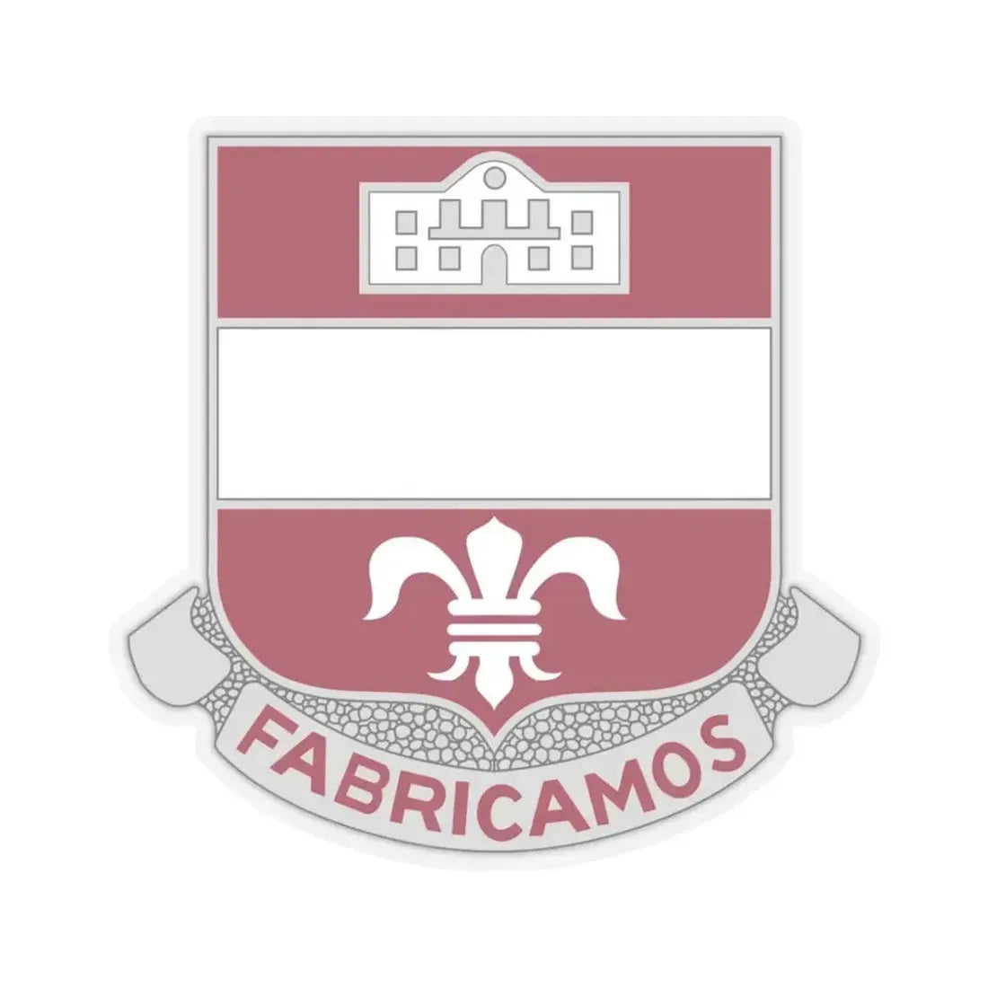 315 Engineer Battalion (U.S. Army) STICKER Vinyl Kiss-Cut Decal 3 Inch Transparent - The Sticker Space