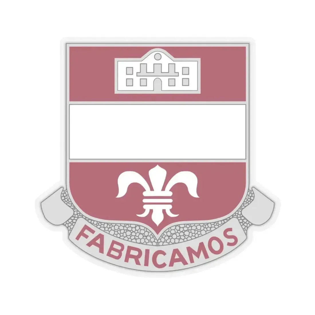 315 Engineer Battalion (U.S. Army) STICKER Vinyl Kiss-Cut Decal 4 Inch Transparent - The Sticker Space