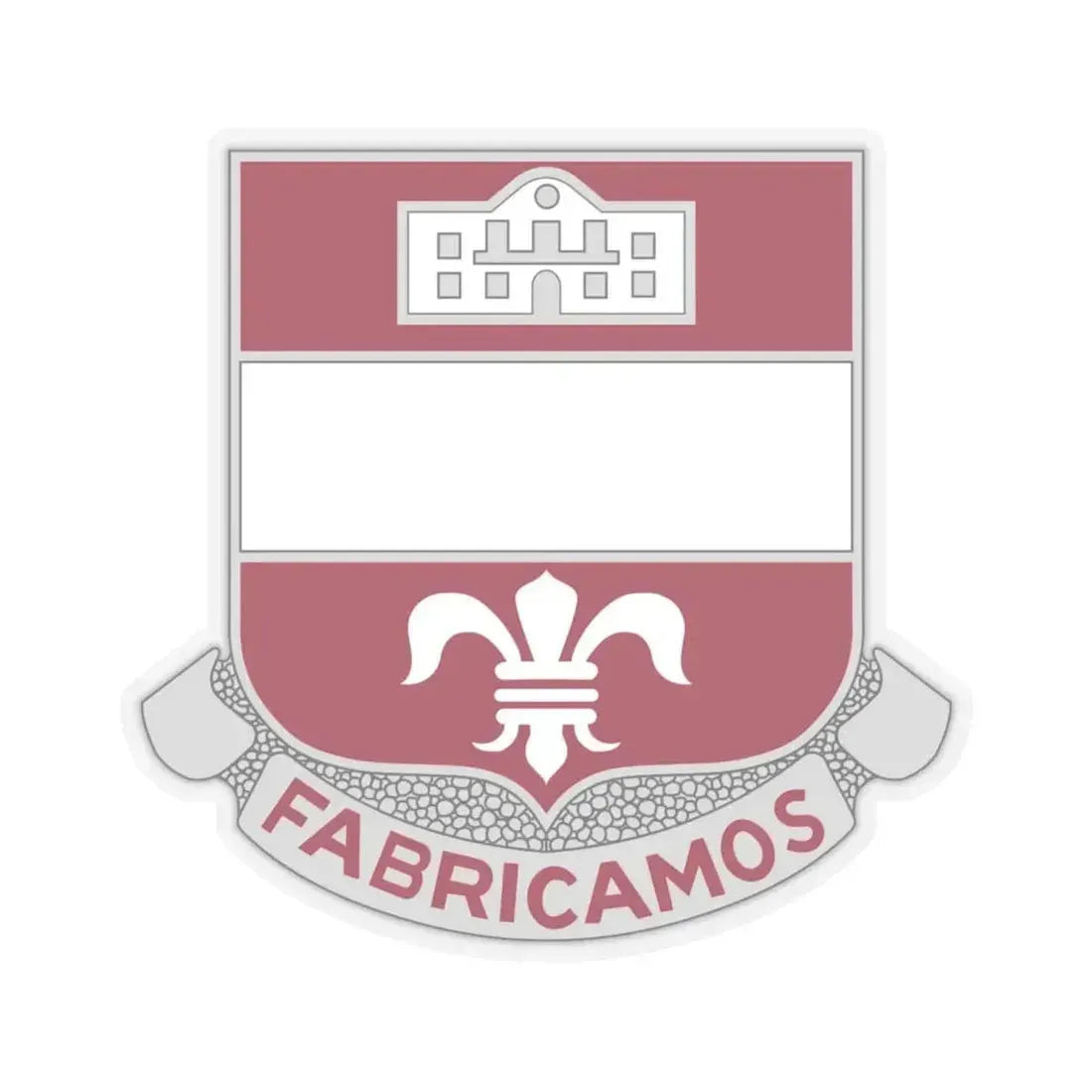 315 Engineer Battalion (U.S. Army) STICKER Vinyl Kiss-Cut Decal 6 Inch Transparent - The Sticker Space