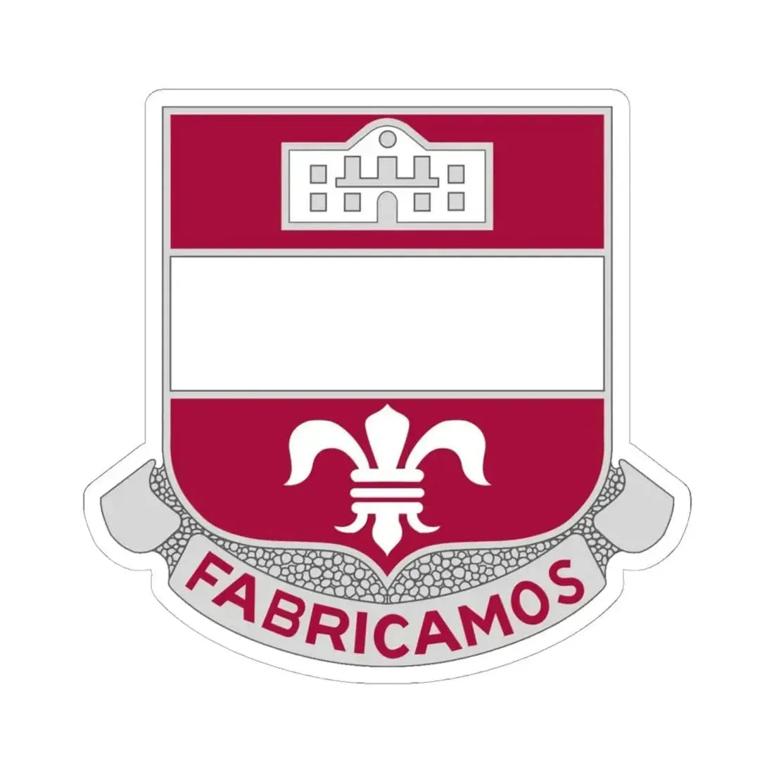 315 Engineer Battalion (U.S. Army) STICKER Vinyl Kiss-Cut Decal 6 Inch White - The Sticker Space