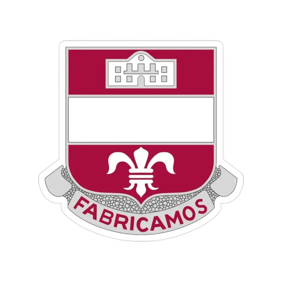 315 Engineer Battalion (U.S. Army) Transparent STICKER Die-Cut Vinyl Decal 2 Inch - The Sticker Space