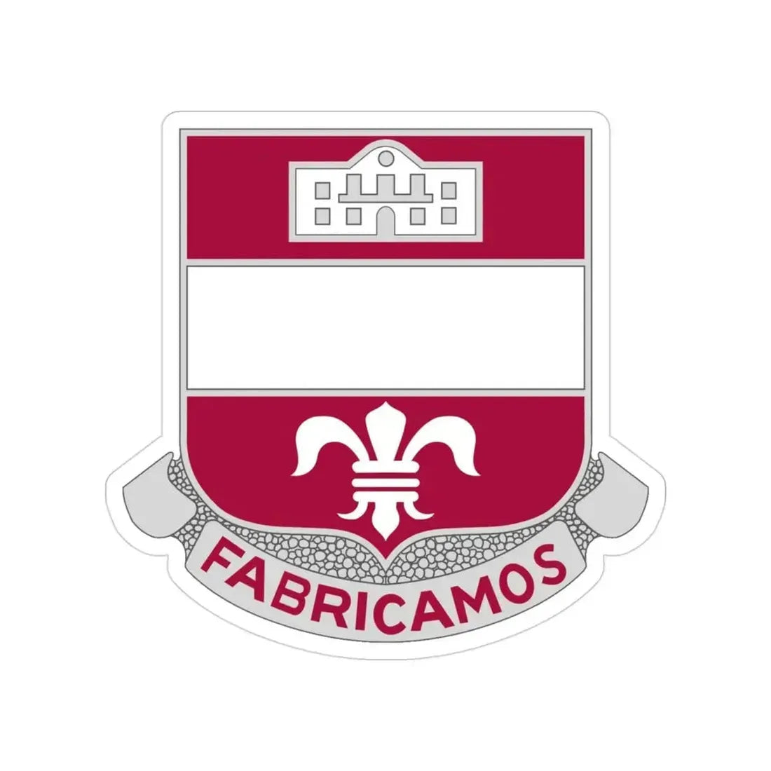 315 Engineer Battalion (U.S. Army) Transparent STICKER Die-Cut Vinyl Decal 3 Inch - The Sticker Space