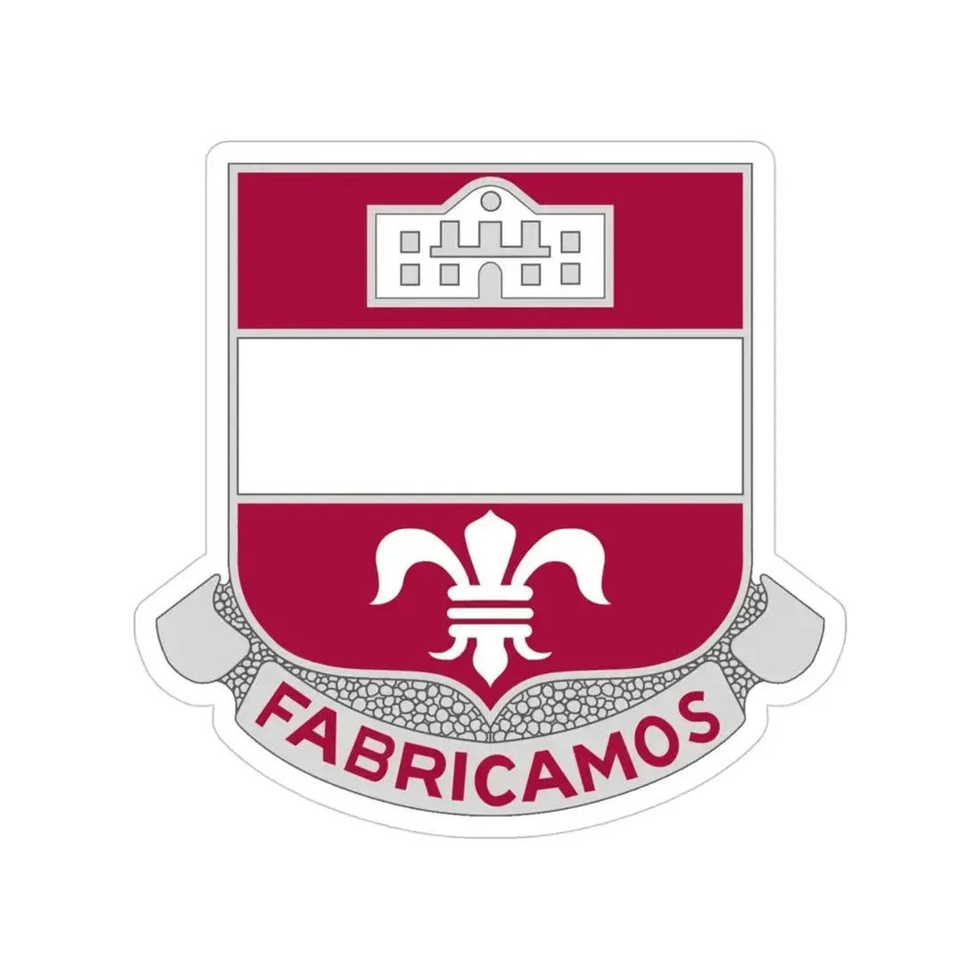 315 Engineer Battalion (U.S. Army) Transparent STICKER Die-Cut Vinyl Decal 4 Inch - The Sticker Space