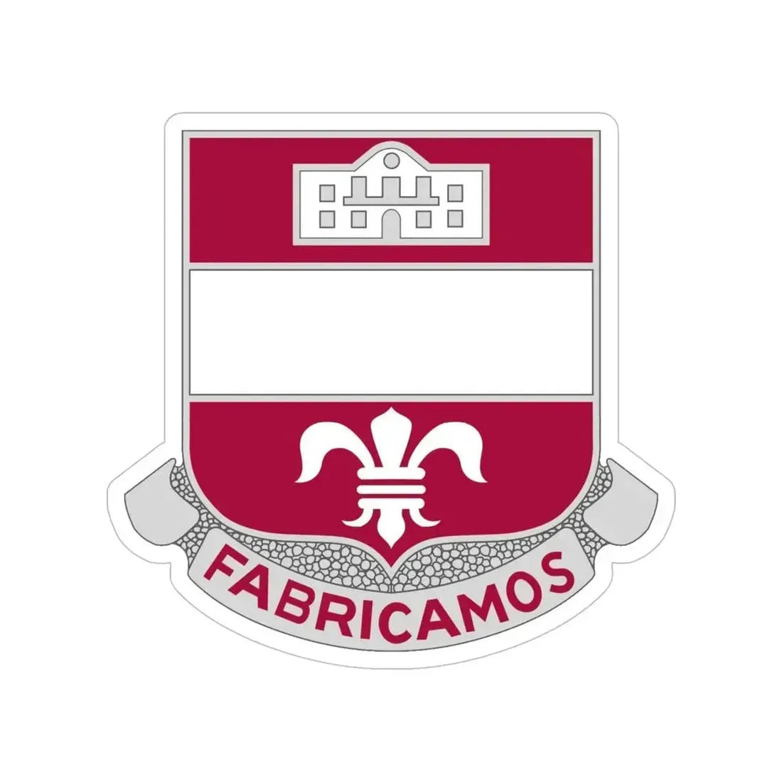 315 Engineer Battalion (U.S. Army) Transparent STICKER Die-Cut Vinyl Decal 5 Inch - The Sticker Space