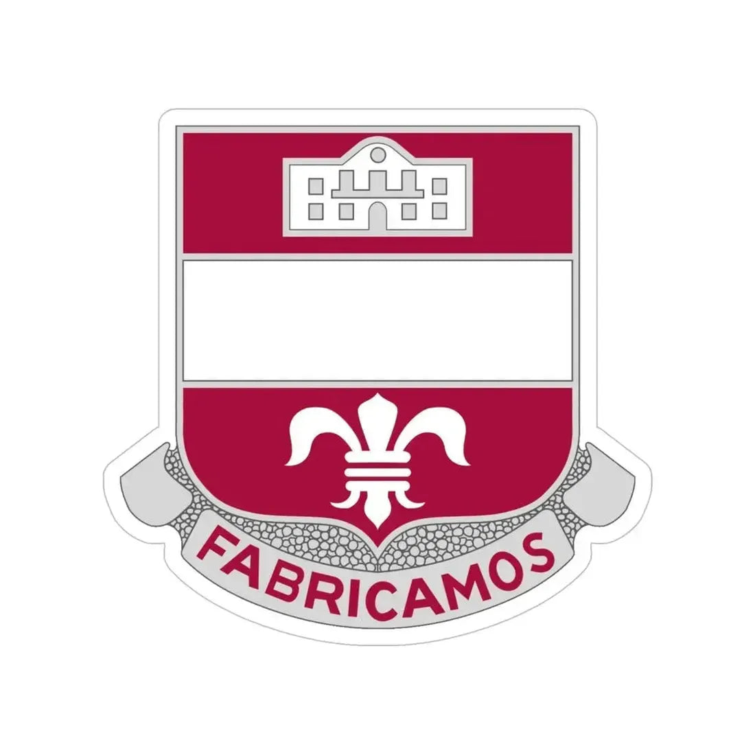 315 Engineer Battalion (U.S. Army) Transparent STICKER Die-Cut Vinyl Decal 6 Inch - The Sticker Space