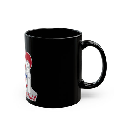 315 Engineer Group (U.S. Army) Black Coffee Mug-The Sticker Space