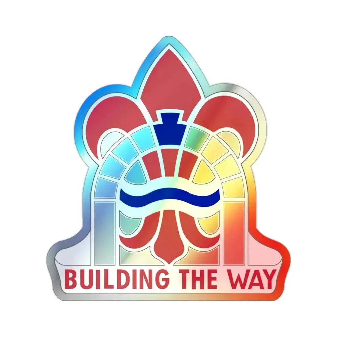 315 Engineer Group (U.S. Army) Holographic STICKER Die-Cut Vinyl Decal 2 Inch Holographic - The Sticker Space