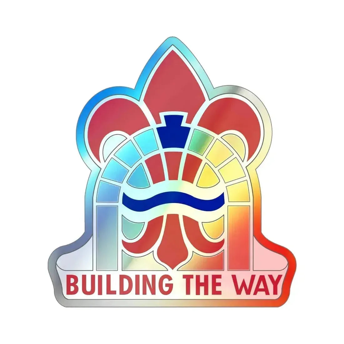 315 Engineer Group (U.S. Army) Holographic STICKER Die-Cut Vinyl Decal 6 Inch Holographic - The Sticker Space