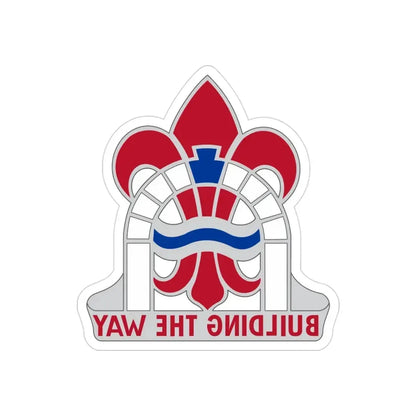 315 Engineer Group (U.S. Army) REVERSE PRINT Transparent Die-Cut STICKER - The Sticker Space