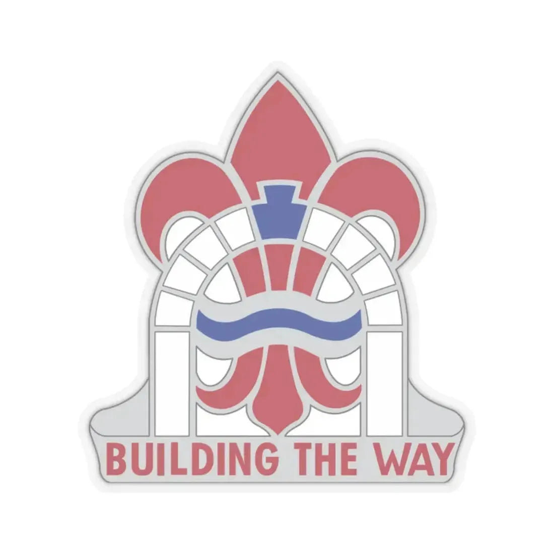 315 Engineer Group (U.S. Army) STICKER Vinyl Kiss-Cut Decal 2 Inch Transparent - The Sticker Space