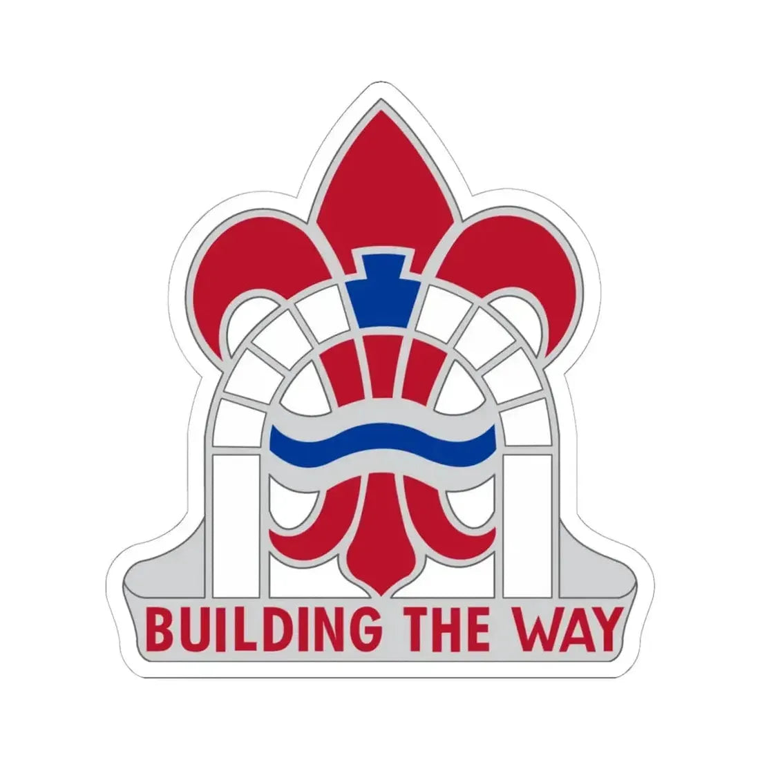 315 Engineer Group (U.S. Army) STICKER Vinyl Kiss-Cut Decal 6 Inch White - The Sticker Space