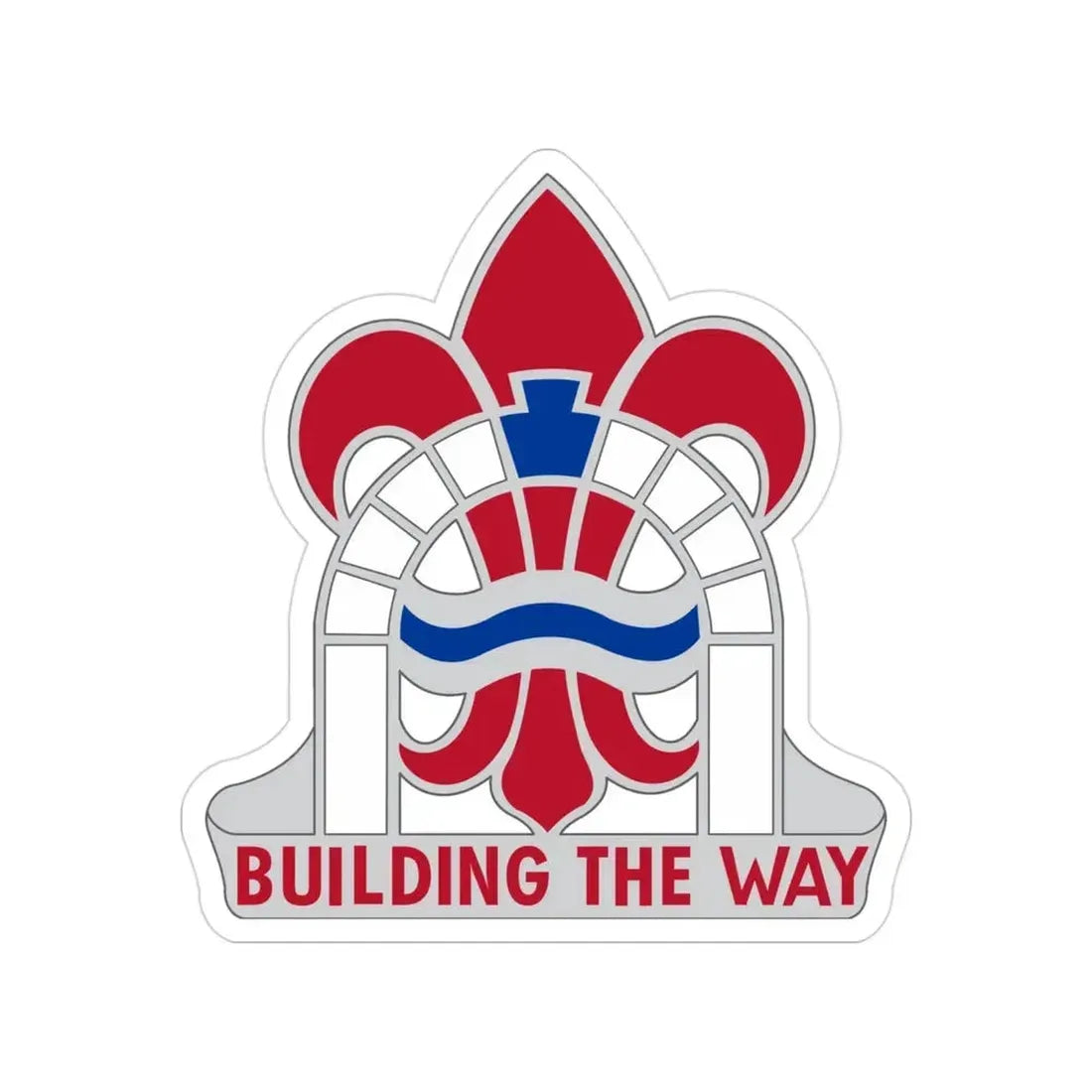 315 Engineer Group (U.S. Army) Transparent STICKER Die-Cut Vinyl Decal 3 Inch - The Sticker Space