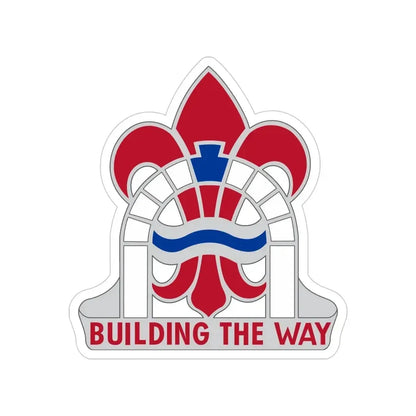 315 Engineer Group (U.S. Army) Transparent STICKER Die-Cut Vinyl Decal 4 Inch - The Sticker Space