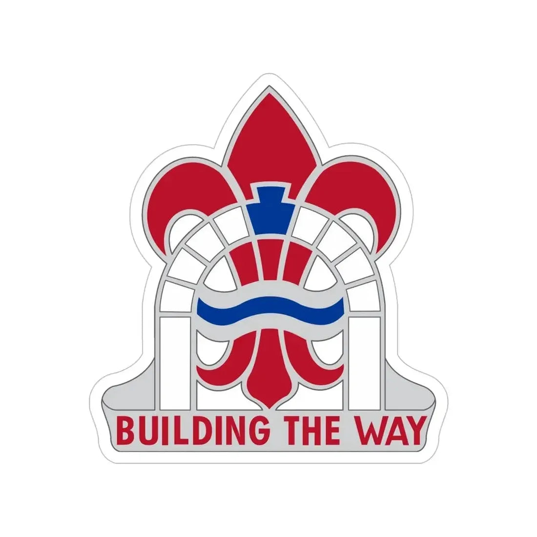 315 Engineer Group (U.S. Army) Transparent STICKER Die-Cut Vinyl Decal - The Sticker Space