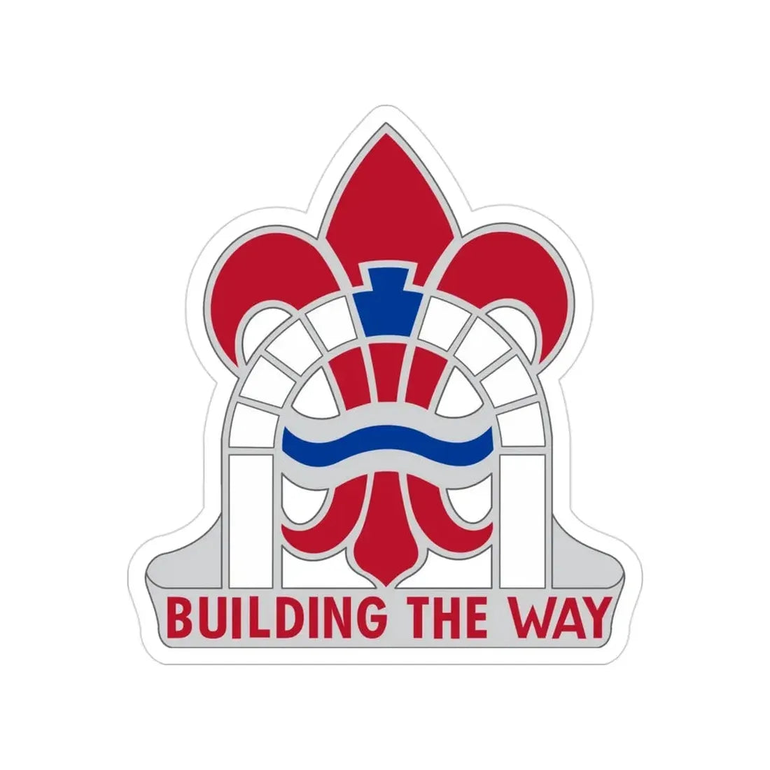 315 Engineer Group (U.S. Army) Transparent STICKER Die-Cut Vinyl Decal - The Sticker Space