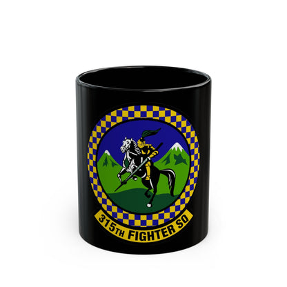 315 Fighter Squadron ACC (U.S. Air Force) Black Coffee Mug-11oz-The Sticker Space