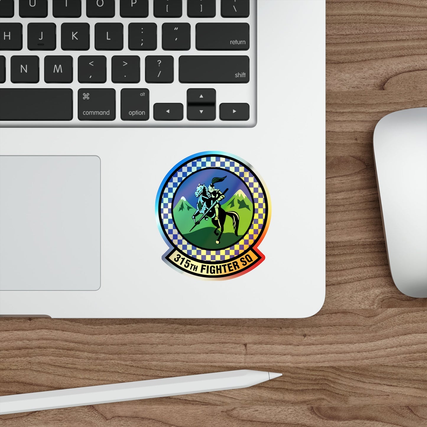 315 Fighter Squadron ACC (U.S. Air Force) Holographic STICKER Die-Cut Vinyl Decal-The Sticker Space