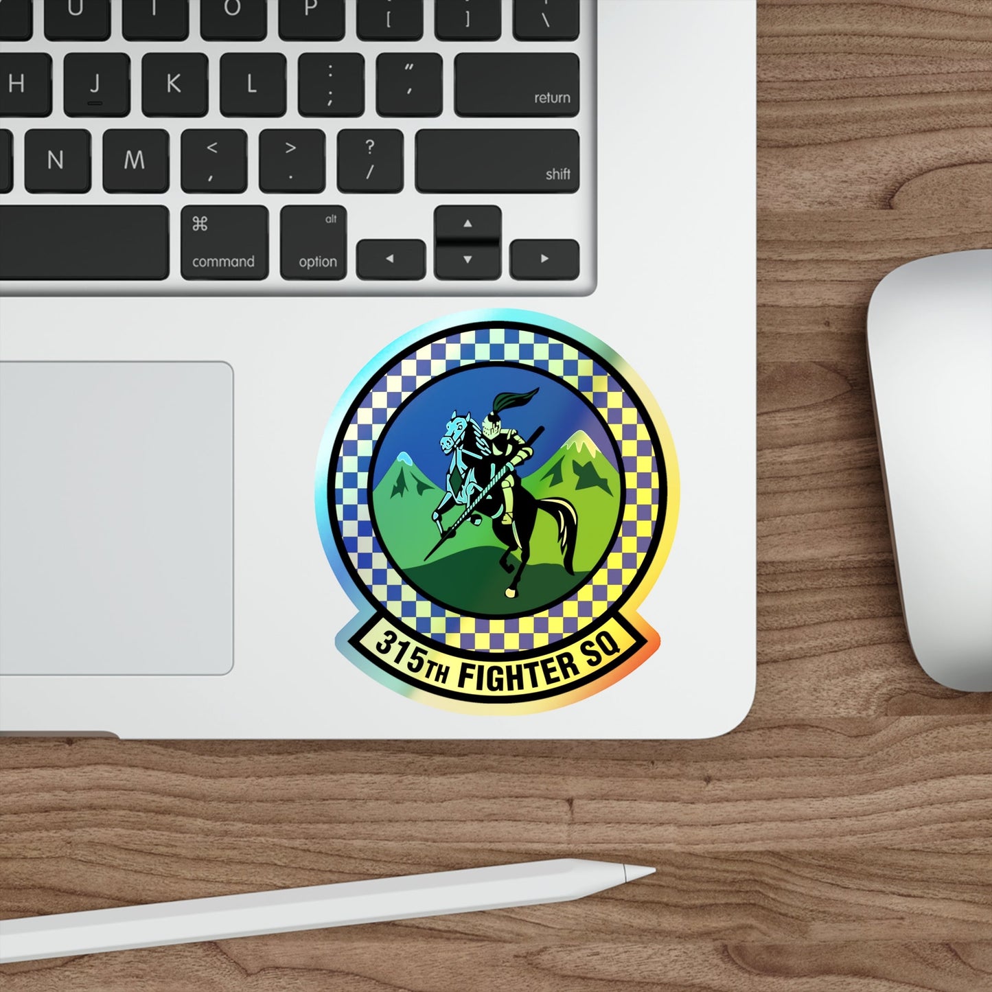 315 Fighter Squadron ACC (U.S. Air Force) Holographic STICKER Die-Cut Vinyl Decal-The Sticker Space