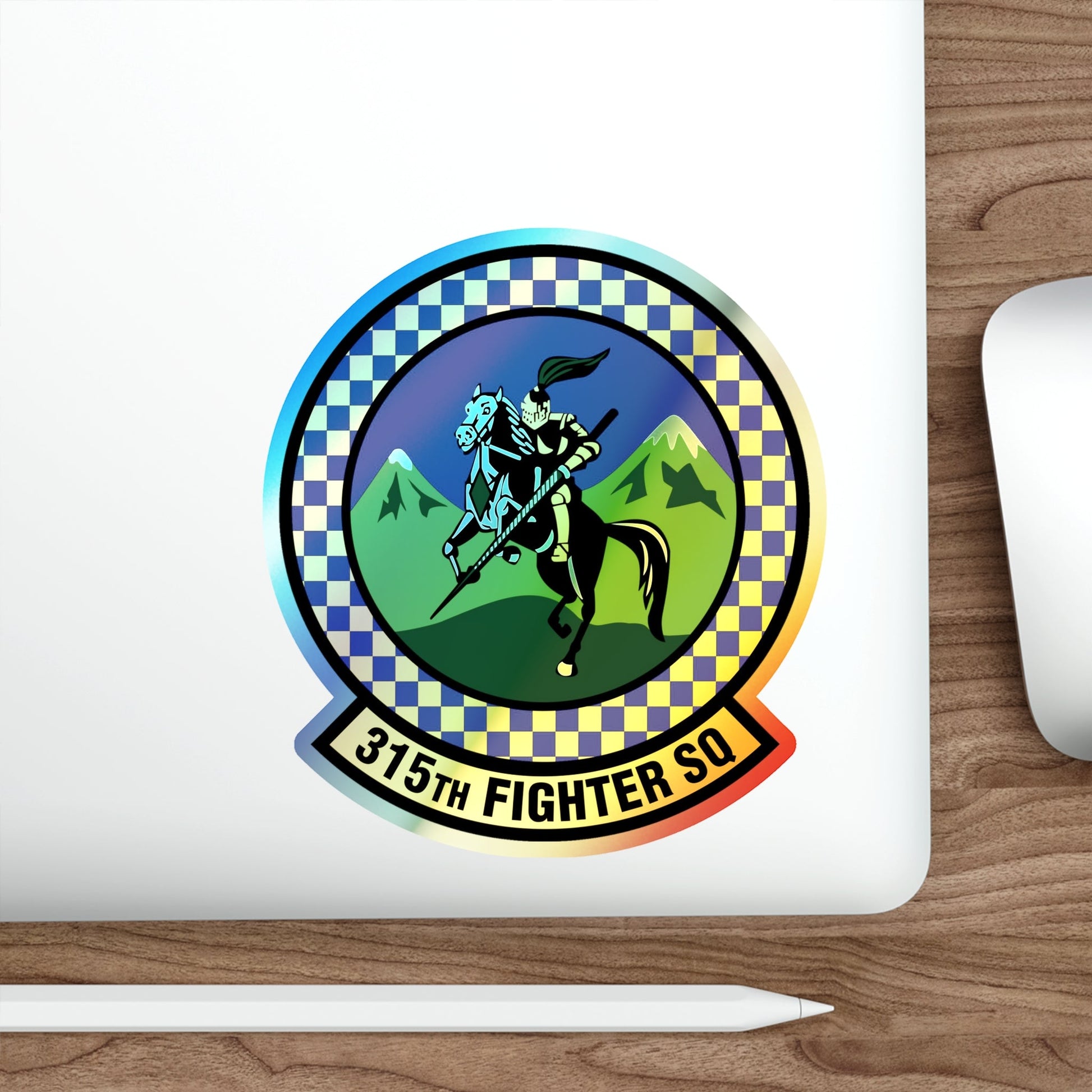 315 Fighter Squadron ACC (U.S. Air Force) Holographic STICKER Die-Cut Vinyl Decal-The Sticker Space