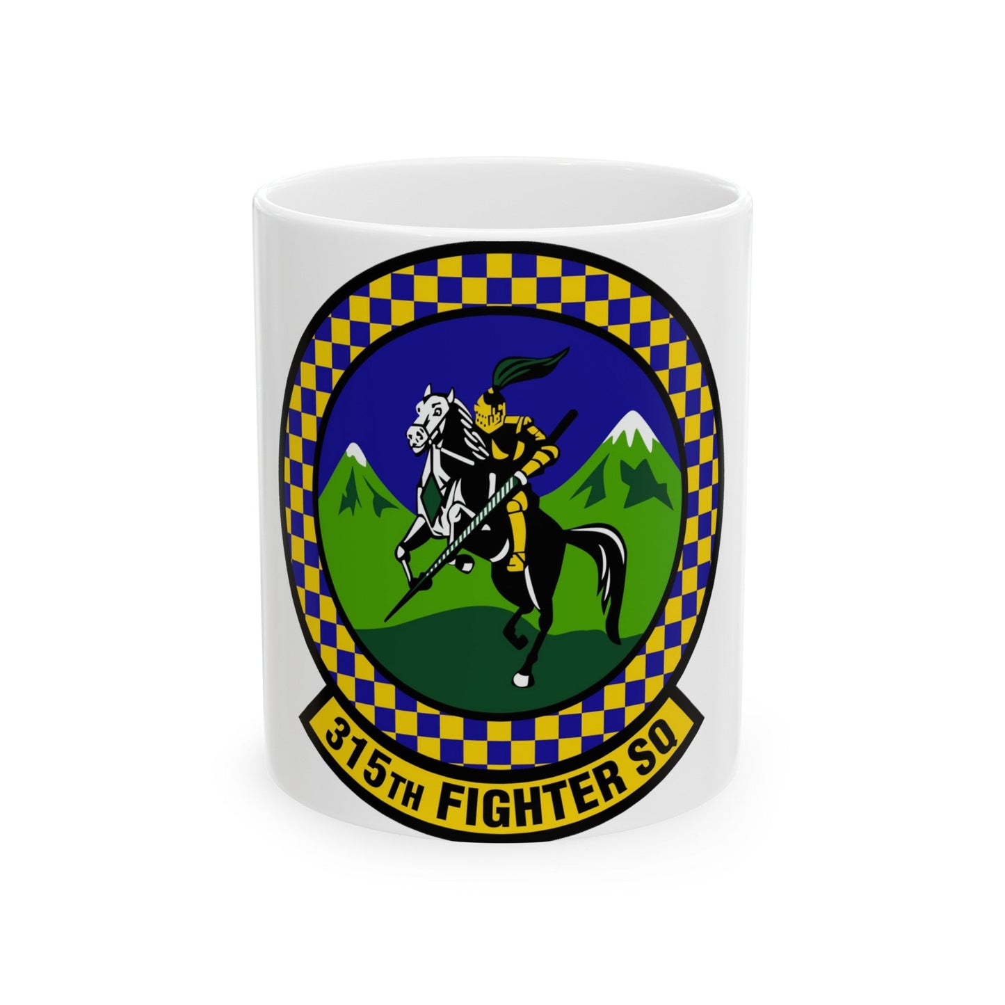 315 Fighter Squadron ACC (U.S. Air Force) White Coffee Mug-11oz-The Sticker Space