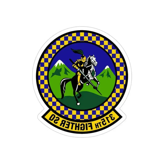 315 Fighter Squadron ACC (U.S. Air Force) REVERSE PRINT Transparent Die-Cut STICKER 6 Inch Die-Cut Transparent - The Sticker Space