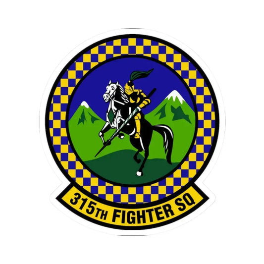 315 Fighter Squadron ACC (U.S. Air Force) STICKER Vinyl Kiss-Cut Decal 2 Inch White - The Sticker Space