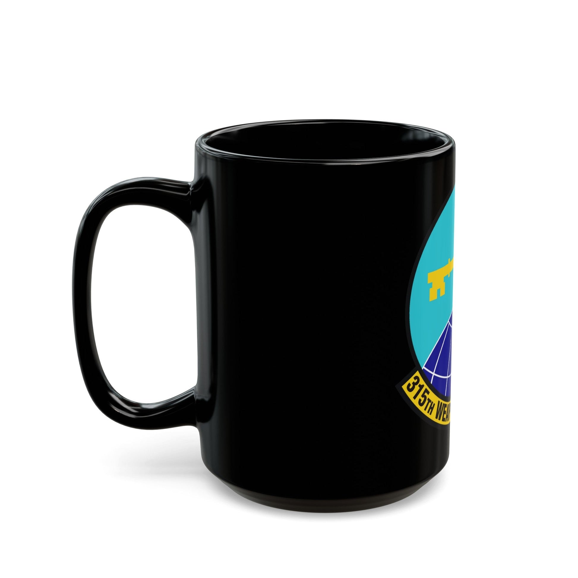 315 Weapons Squadron ACC (U.S. Air Force) Black Coffee Mug-The Sticker Space