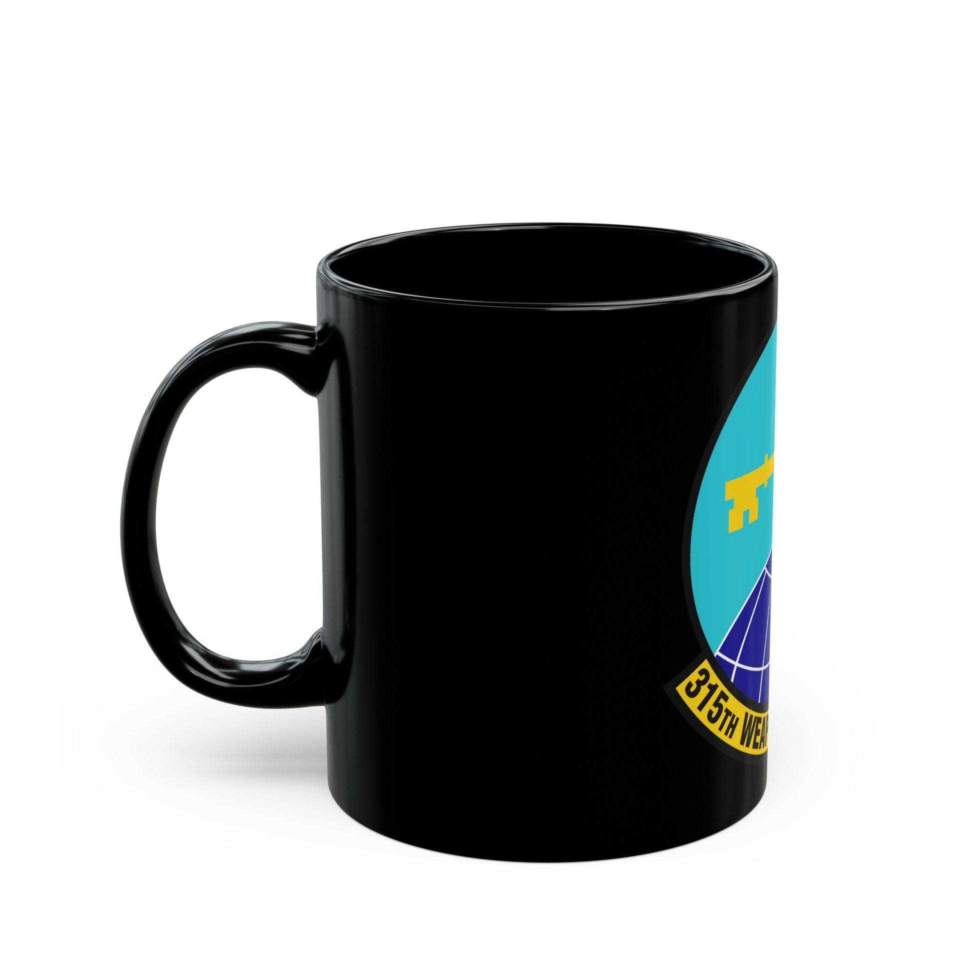 315 Weapons Squadron ACC (U.S. Air Force) Black Coffee Mug-The Sticker Space