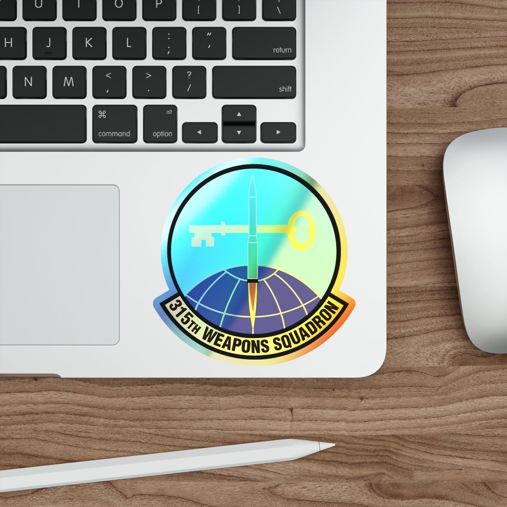 315 Weapons Squadron ACC (U.S. Air Force) Holographic STICKER Die-Cut Vinyl Decal-The Sticker Space