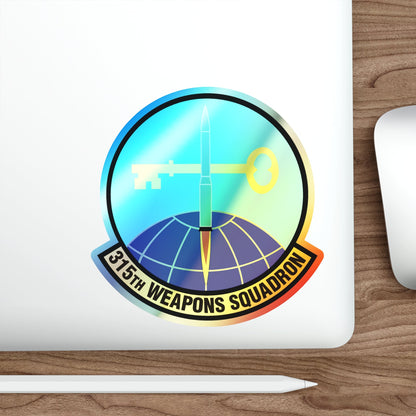 315 Weapons Squadron ACC (U.S. Air Force) Holographic STICKER Die-Cut Vinyl Decal-The Sticker Space